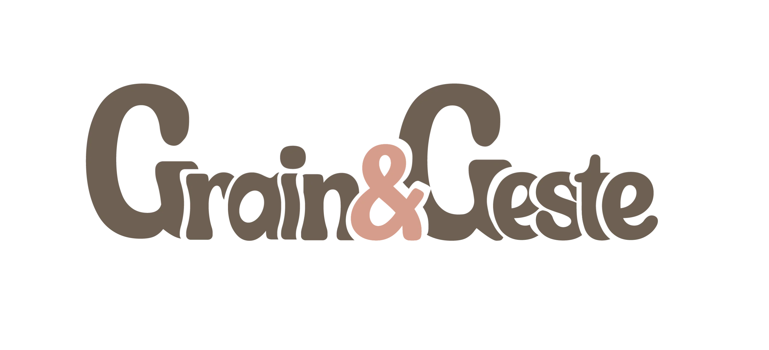 logotype horizontal grain et geste